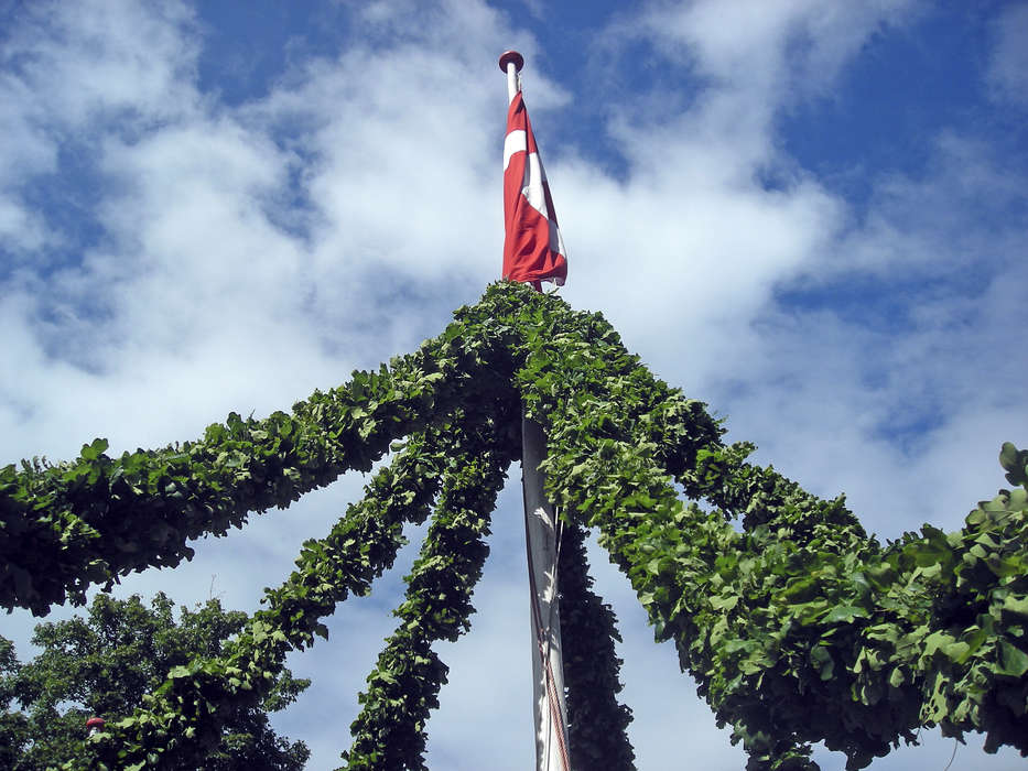 Sankthansaften fejres helt specielt i Svaneke