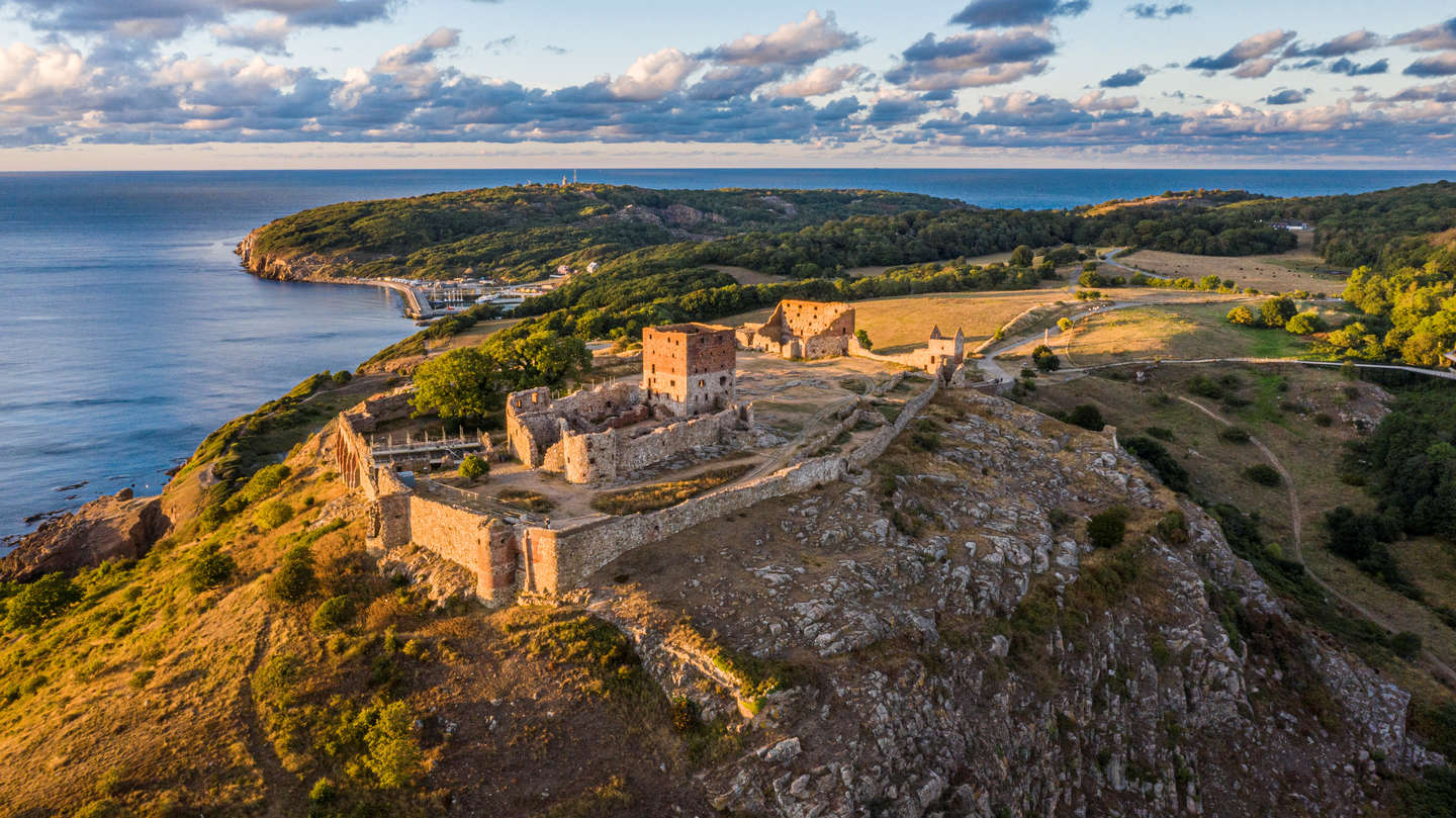 Rundvisning p Hammershus