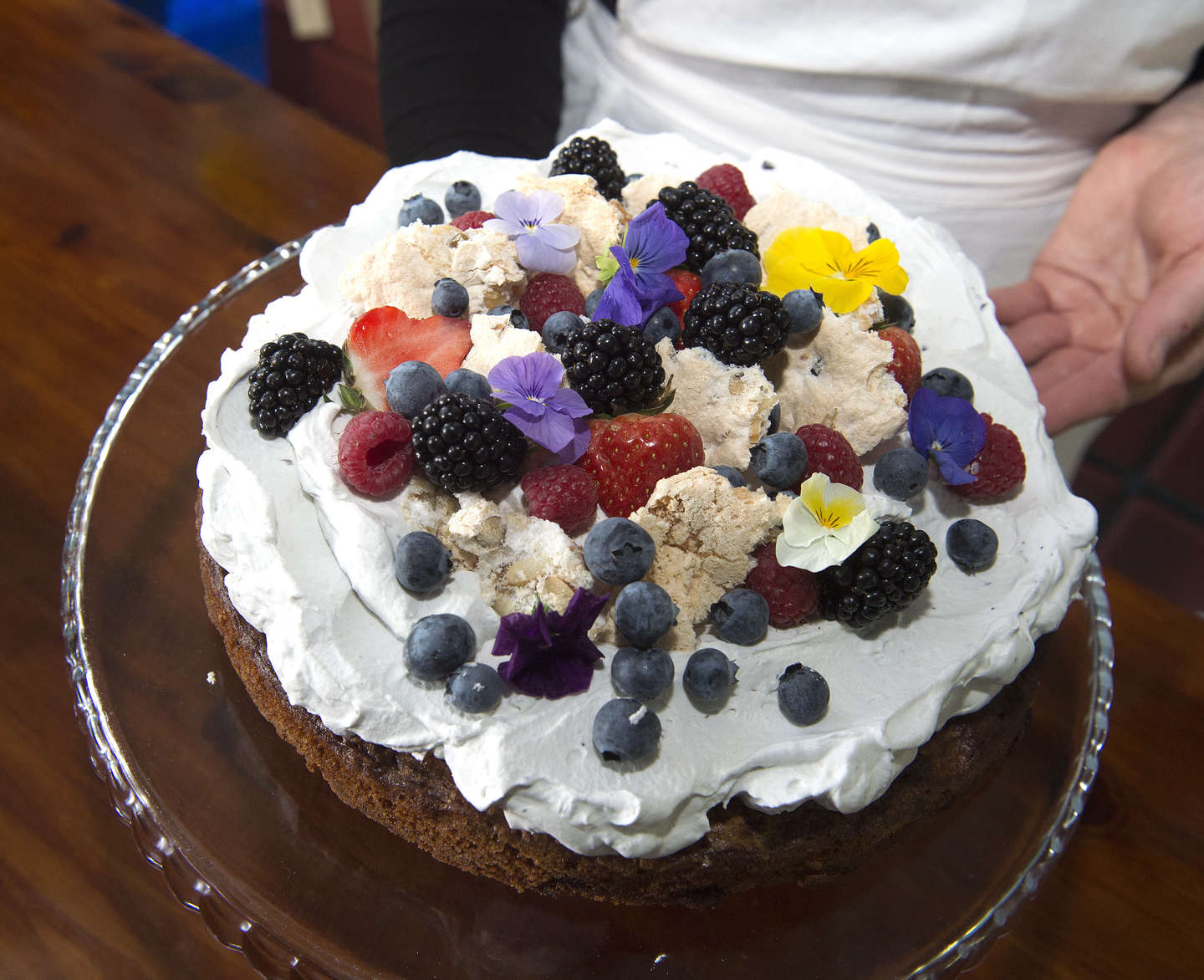 Spis kage i den gamle kirkeskole