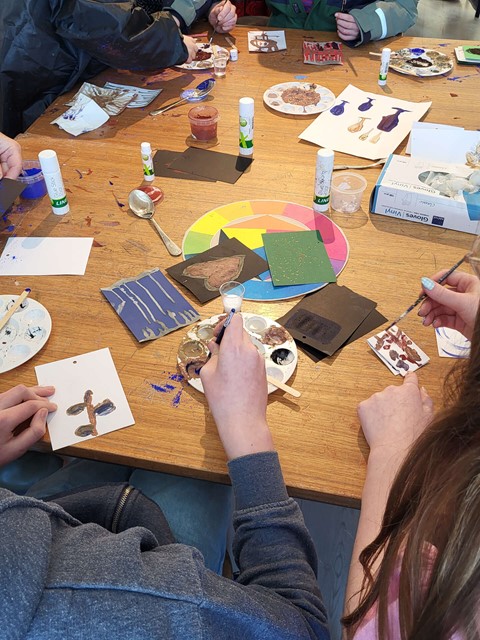 Kreativ p�ske p� kunstmuseet